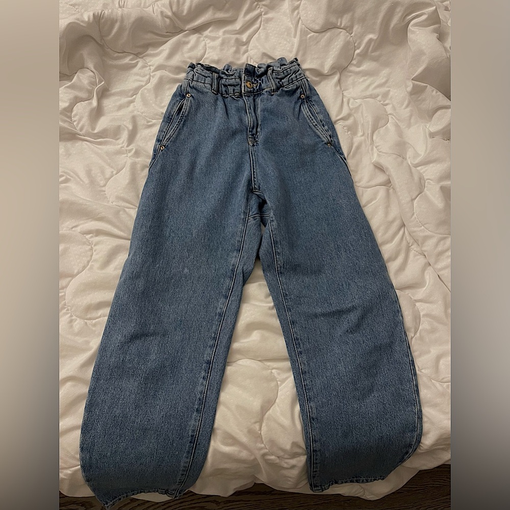 Zara Paper bag jeans